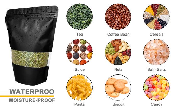 Фойловый стенд-пакет Zipper Lock Seal Snack Candy Food Coffee Bag многоразовый Ziplock Bag 4