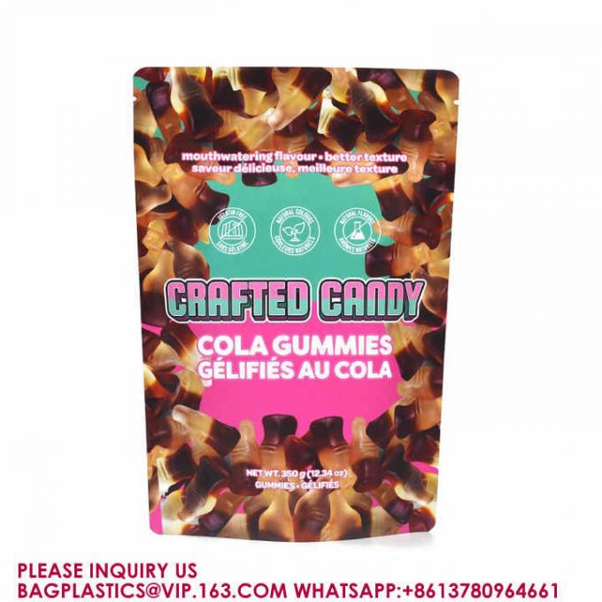 Сумочки из алюминиевой фольги Ziplock Mylar Chamoy Candy Bag Stand Up Pouch Bag с герметичным герметиком 0