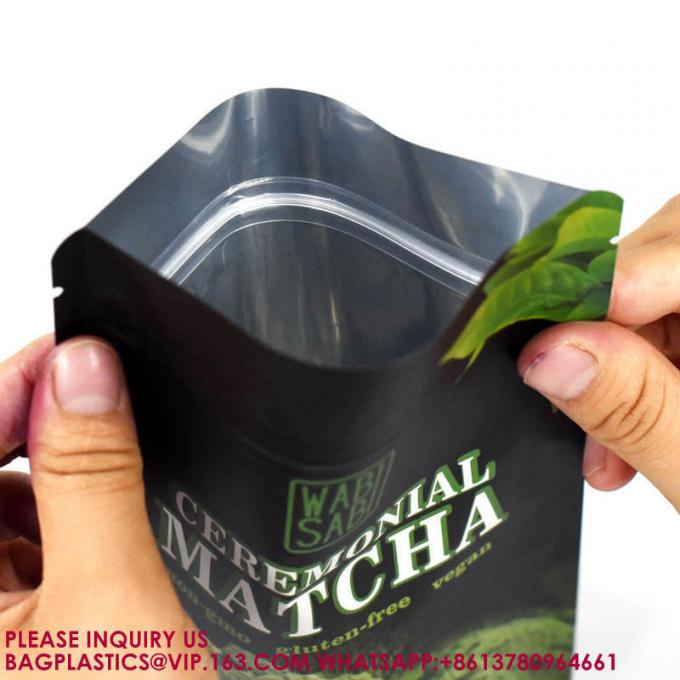 Биоразлагаемая компостируемая специя Кофе Чай Санк Kraft Zipper Bag Ziplock Stand Up Pouch 0