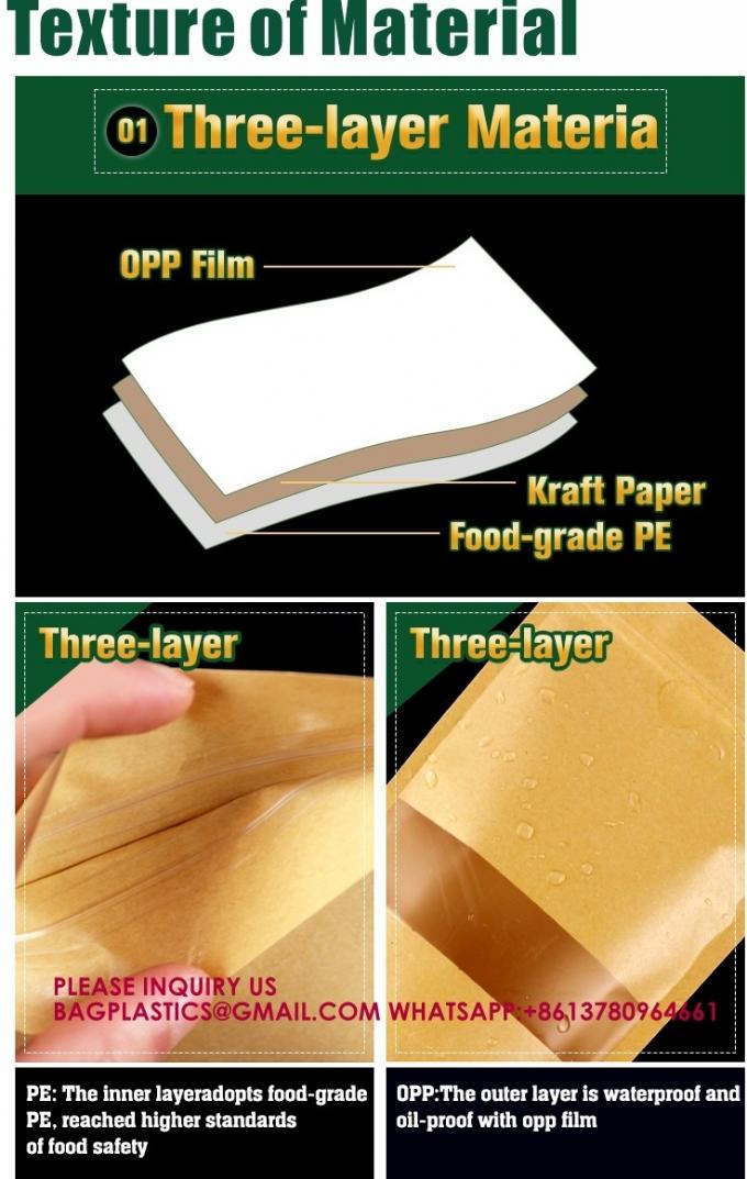 Заказные тепловые уплотнители упаковка мешок Zip Lock Seal Хранилище Stand-up Pouch Пластиковая упаковка 13