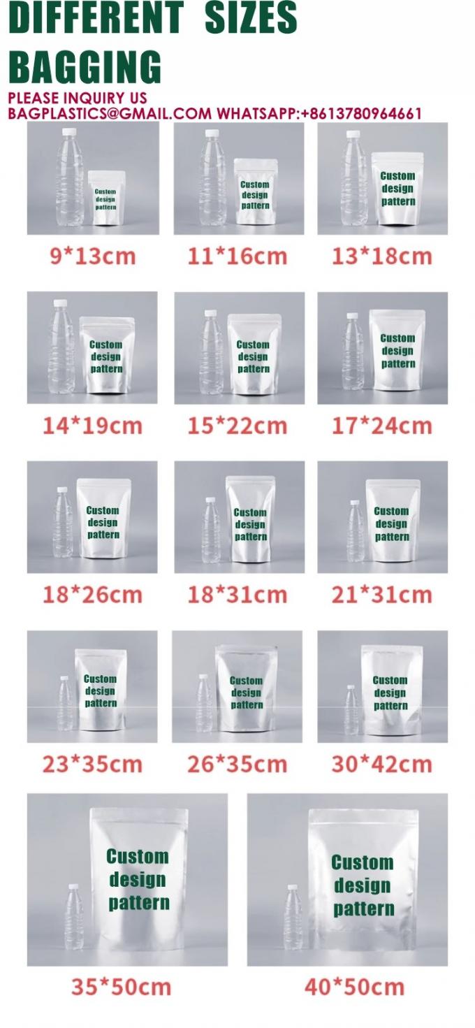 Заказные тепловые уплотнители упаковка мешок Zip Lock Seal Хранилище Stand-up Pouch Пластиковая упаковка 6