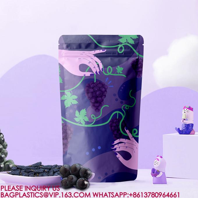 Торба для хранения продуктов питания Zipper Lock Sealed Bag Pla Packing Candy Nut Snack Stand-Up pouch Bag 4