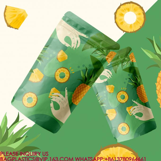 Торба для хранения продуктов питания Zipper Lock Sealed Bag Pla Packing Candy Nut Snack Stand-Up pouch Bag 3