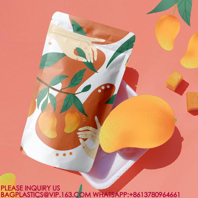 Торба для хранения продуктов питания Zipper Lock Sealed Bag Pla Packing Candy Nut Snack Stand-Up pouch Bag 2