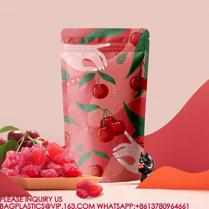 Торба для хранения продуктов питания Zipper Lock Sealed Bag Pla Packing Candy Nut Snack Stand-Up pouch Bag 1