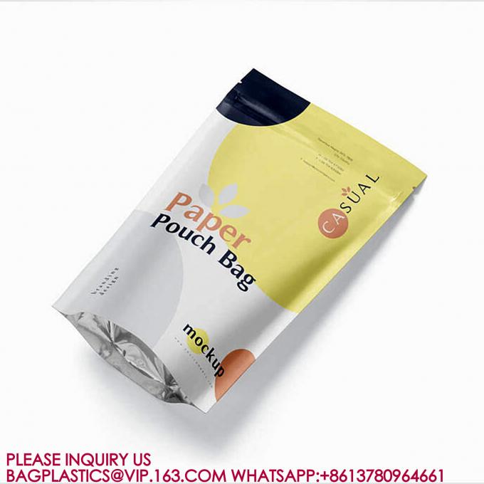 Фольга Mylar Zip Bags Lock Запечатываемая сумка для хранения пищи Кофе Бобы Конфеты Zip Lock Packaging 3