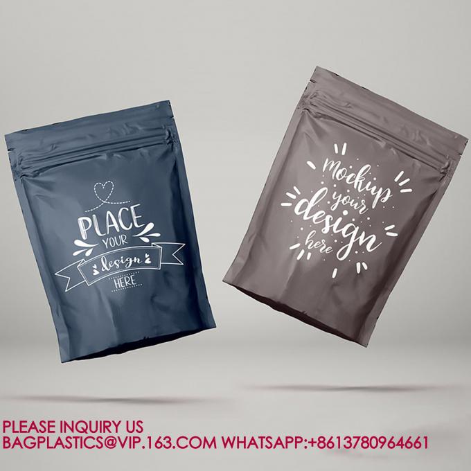 Фольга Mylar Zip Bags Lock Запечатываемая сумка для хранения пищи Кофе Бобы Конфеты Zip Lock Packaging 2