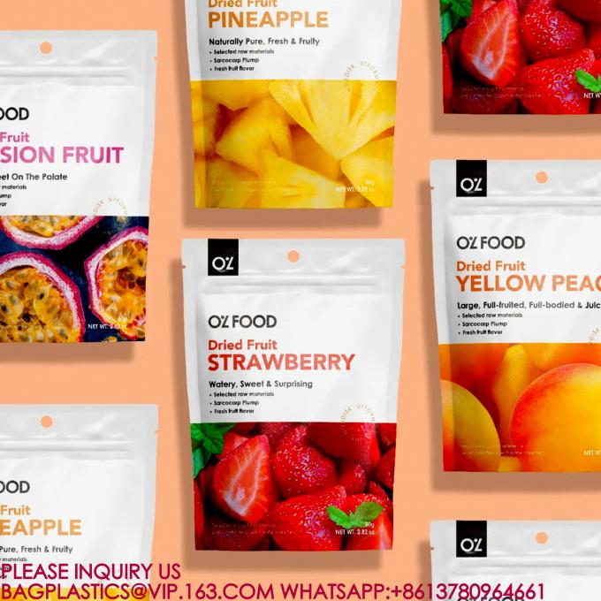 Экологически чистый рюкзак с замком с резьбой, запечатанный EasyTear Food Bag 4