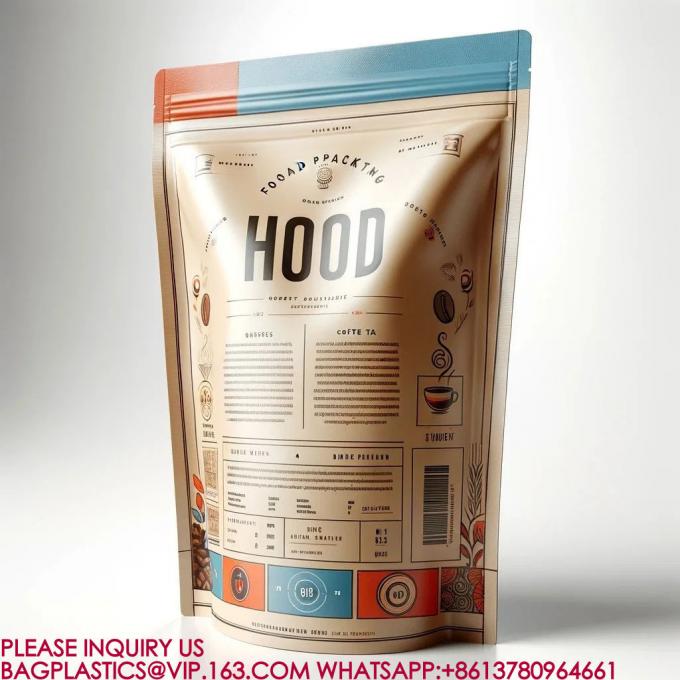 Торбики для упаковки пищевых продуктов многоразовые Mylar Bags Пластиковая упаковка Конфеты печенье Снакс-пакеты 1
