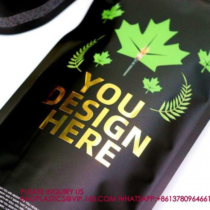 Перезамыкаемая упаковка Стоящий пакет Алюминиевая фольга Упаковка Zip Lock Bag Doypack Mylar 0