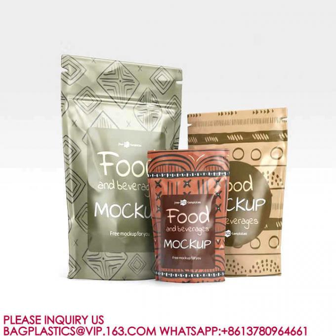 Устойчивый Doypack самоклеящийся пакет пищевой упаковки для закусок Конфеты Нугат Бисквит 2