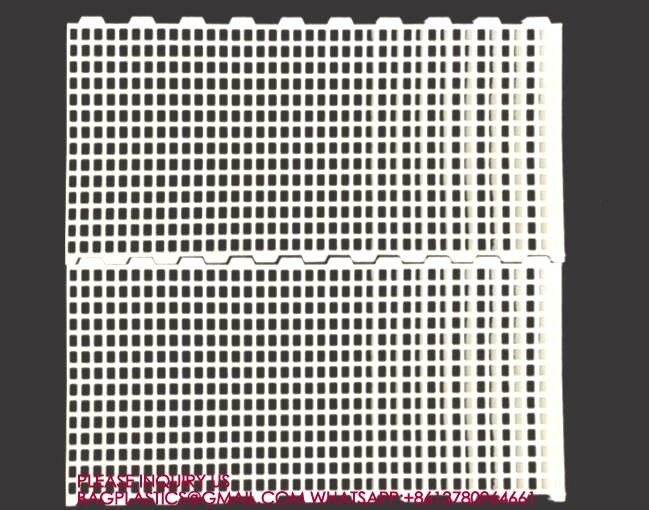 Куриная птица пол 1200 * 500 мм Утка гуся пол Покрытие белого цвета кроличьего пола 1